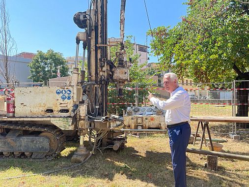 Il sopralluogo del presidente Giani al cantiere della Terza Torre