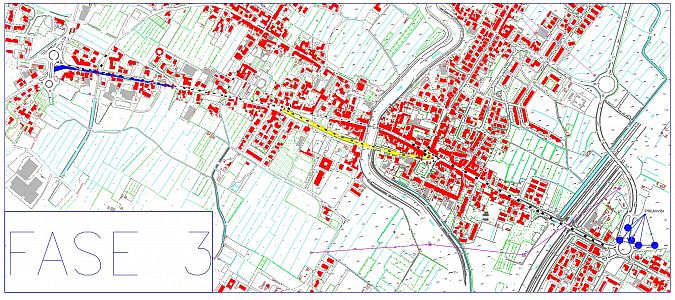 La mappa della fase 3 dell'intervento