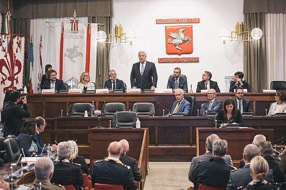 L'intervento del presidente ministro Tajani