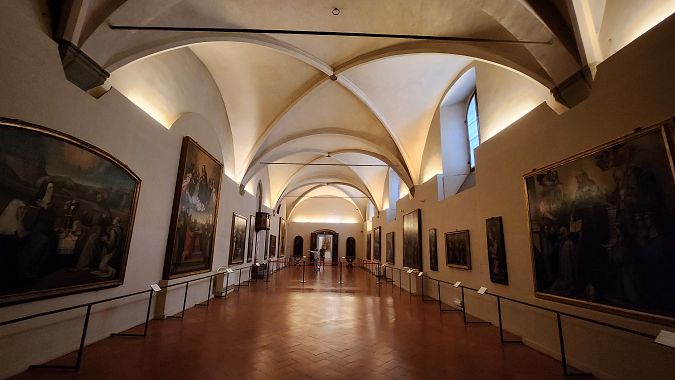 Il Refettorio grande nel Museo di San Marco a Firenze