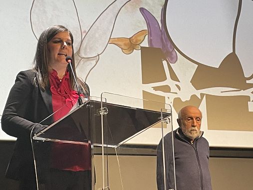 L'assessora Nardini al meeting sulla memoria al Cinema La Compagnia di Firenze