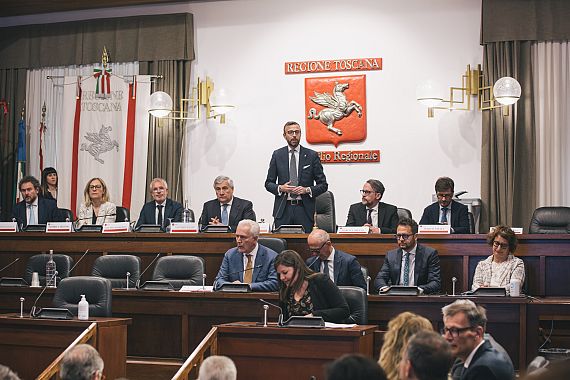 L'intervento del presidente Mazzeo