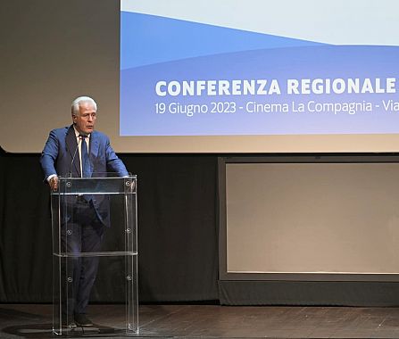 L'intervento del presidente Giani